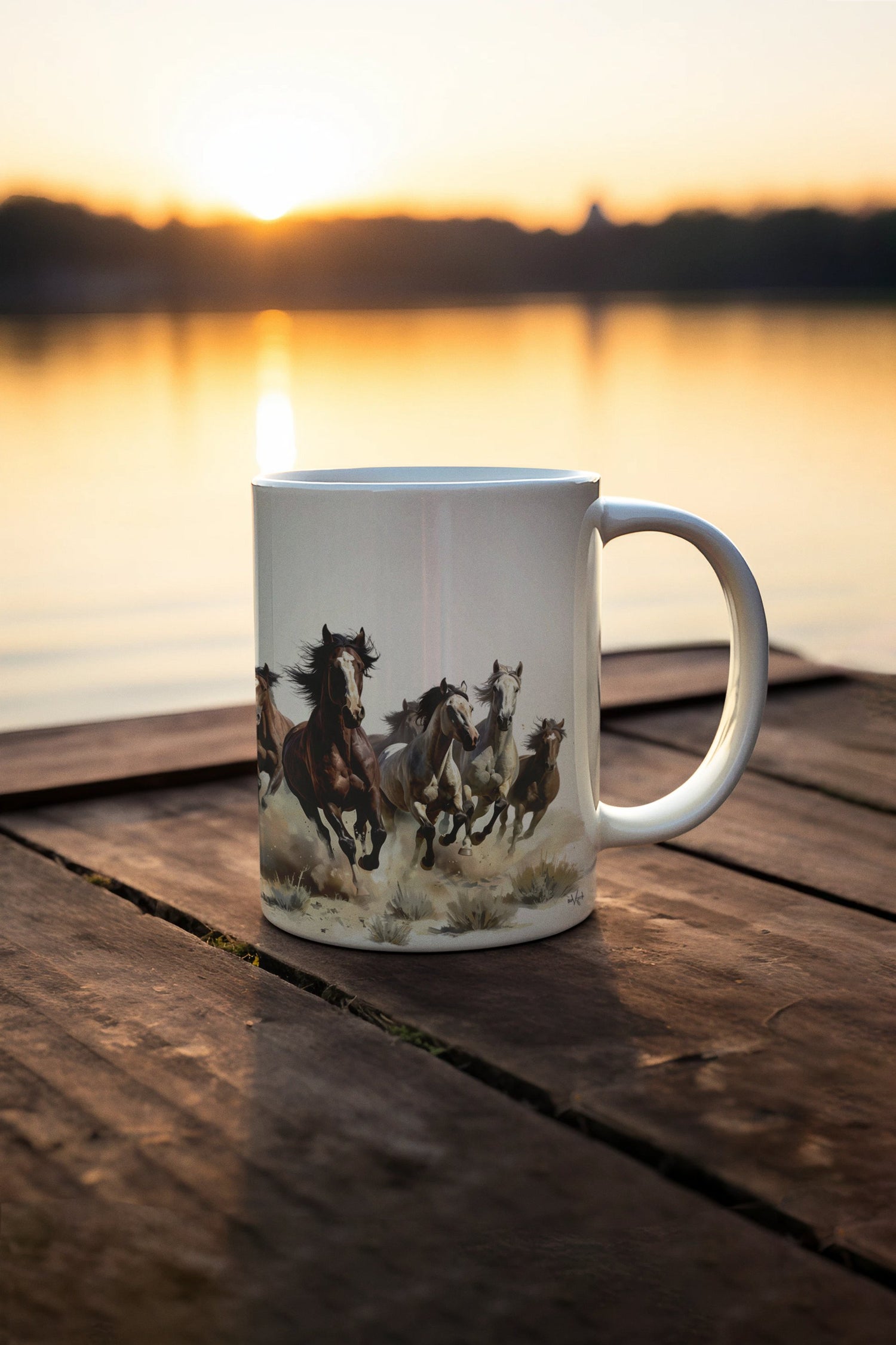 Horse coffee mugs
